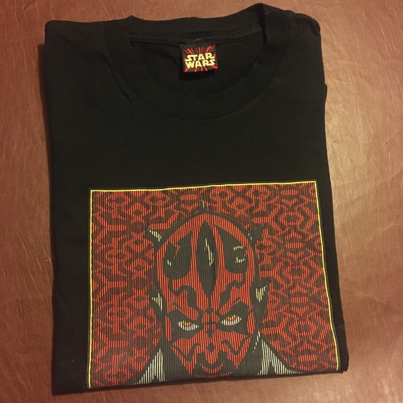 Vtg Star Wars Darth Maul Graphic Tee XL - Picture 2 of 8